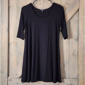 Eileen Fisher Minimalist Short Sleeve Tunic Dress Size Small